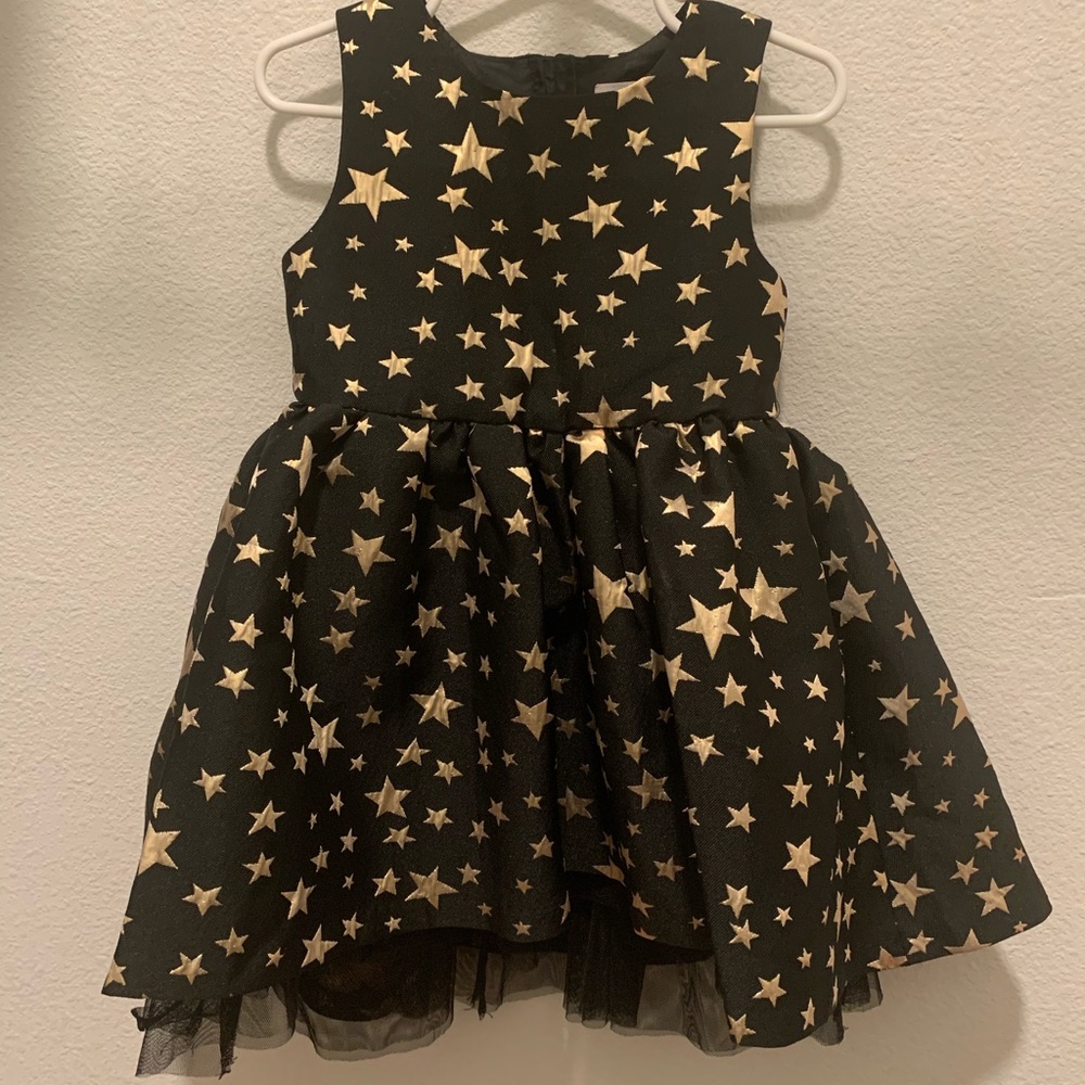 H&M Toddler Black Holiday High-low Dress